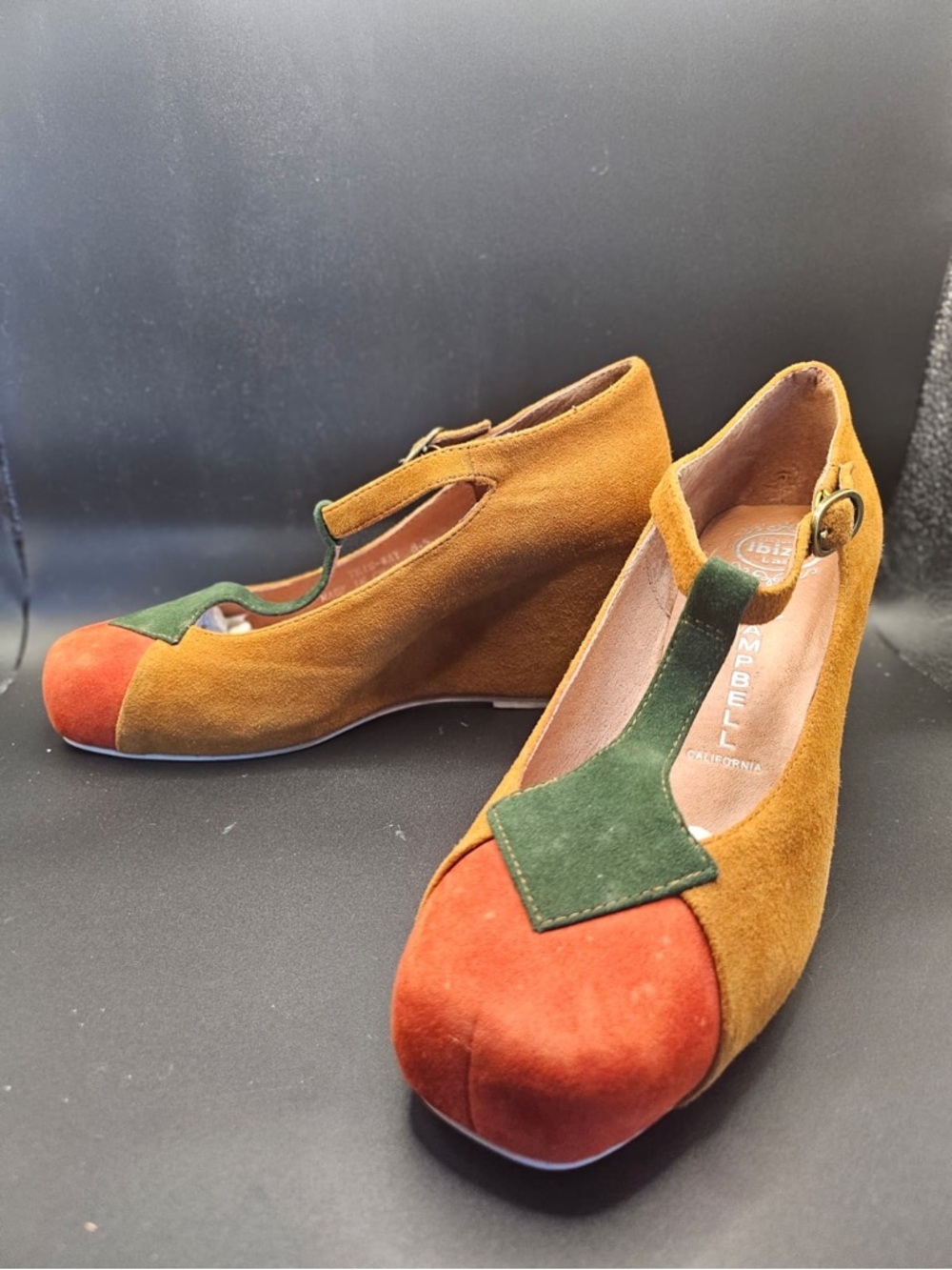 Jeffrey Campbell “This way” Suede shoes-Multicolor;size 8.5 New in Box;dust bag - Picture 2 of 9